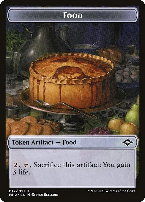 Food, carta Magic di tipo Token Artifact — Food illustrata da Steven Belledin