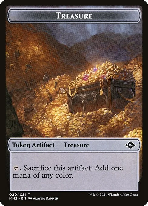 Treasure, carta Magic di tipo Token Artifact — Treasure illustrata da Alayna Danner