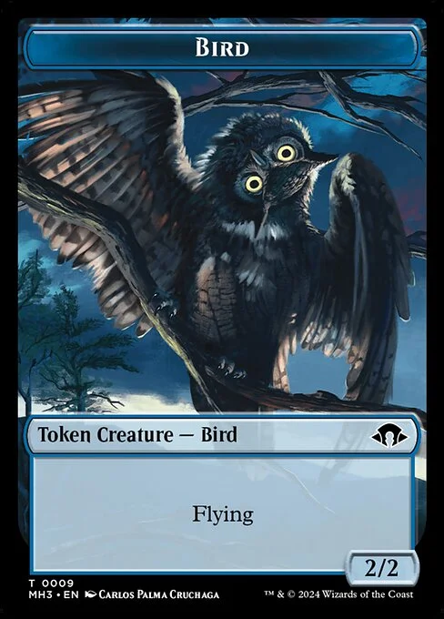 Bird, carta Magic di tipo Token Creature — Bird illustrata da Carlos Palma Cruchaga