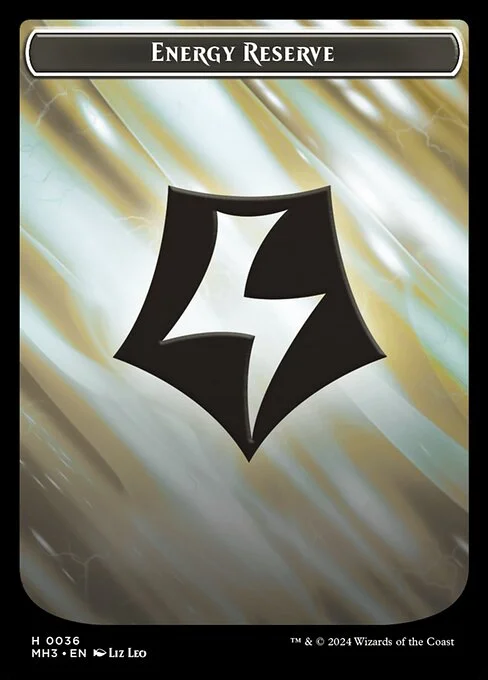 Energy Reserve, carta Magic di tipo Card illustrata da Liz Leo