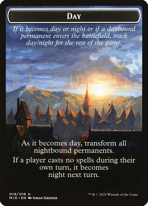 Day // Night, carta Magic di tipo Card // Card illustrata da Johan Grenier