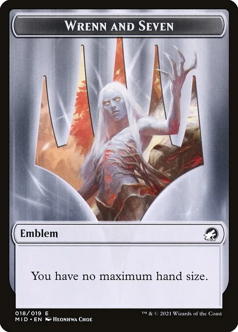 Wrenn and Seven Emblem, carta Magic di tipo Emblem illustrata da Heonhwa