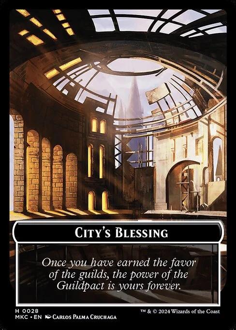 City's Blessing, carta Magic di tipo Card illustrata da Carlos Palma Cruchaga