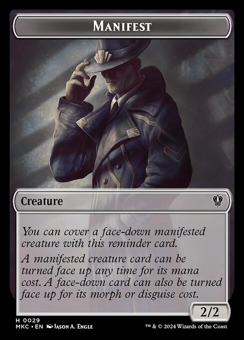 Manifest, carta Magic di tipo Creature illustrata da Jason A. Engle