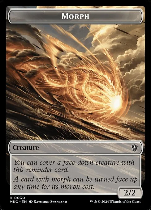Morph, carta Magic di tipo Creature illustrata da Raymond Swanland