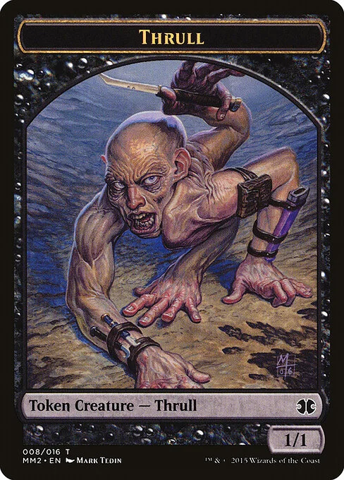 Thrull, carta Magic di tipo Token Creature — Thrull illustrata da Mark Tedin