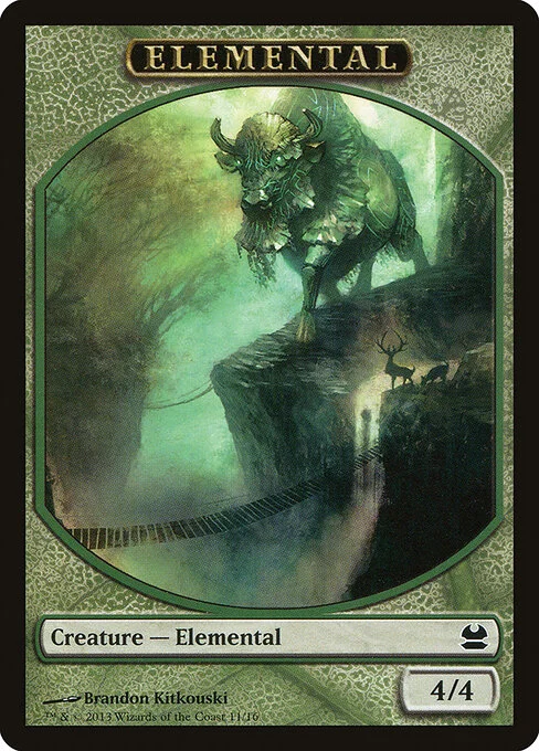 Elemental, carta Magic di tipo Token Creature — Elemental illustrata da Brandon Kitkouski