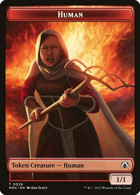 Human, carta Magic di tipo Token Creature — Human illustrata da Dan Murayama Scott