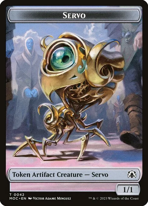 Servo, carta Magic di tipo Token Artifact Creature — Servo illustrata da Victor Adame Minguez