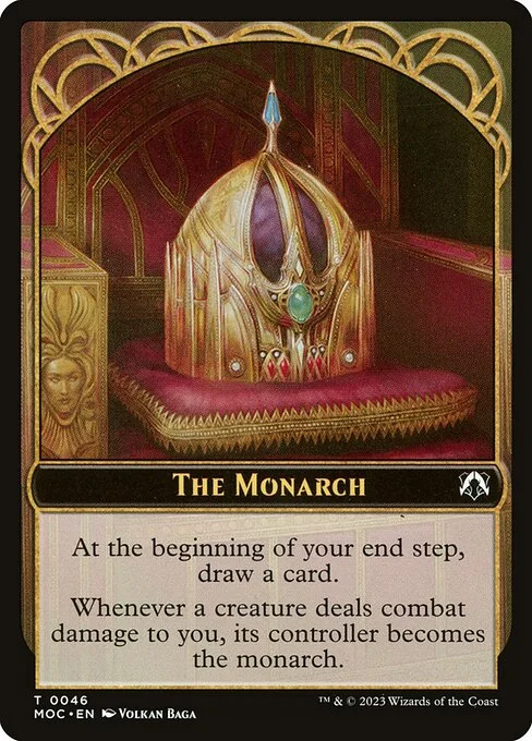 The Monarch, carta Magic di tipo Card illustrata da Volkan Baǵa