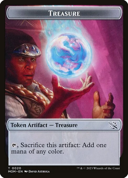 Treasure, carta Magic di tipo Token Artifact — Treasure illustrata da David Astruga