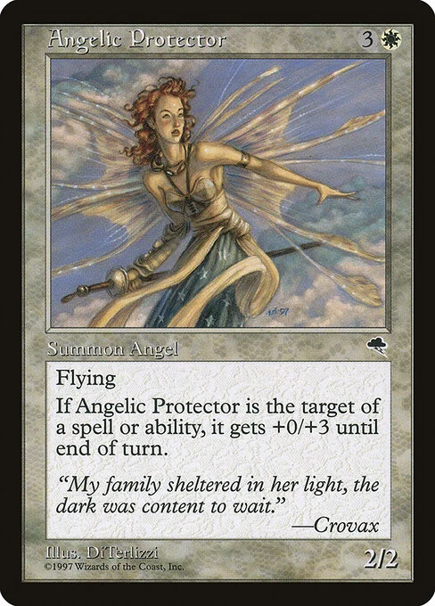Angelic Protector, carta Magic di tipo Creature — Angel illustrata da DiTerlizzi