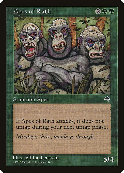 Apes of Rath, carta Magic di tipo Creature — Ape illustrata da Jeff Laubenstein