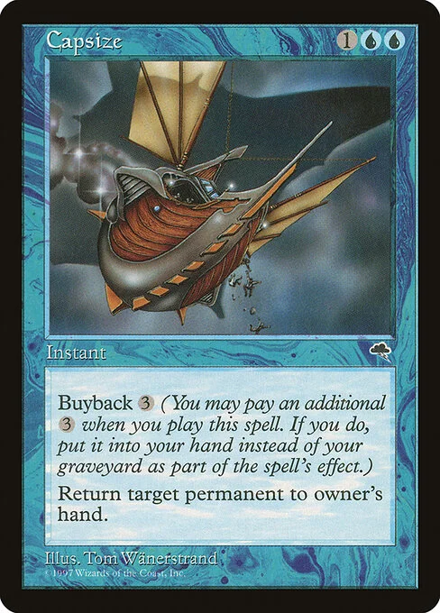 Capsize, carta Magic di tipo Instant illustrata da Tom Wänerstrand