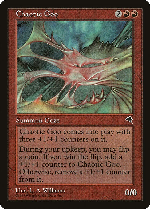 Chaotic Goo, carta Magic di tipo Creature — Ooze illustrata da Allen Williams