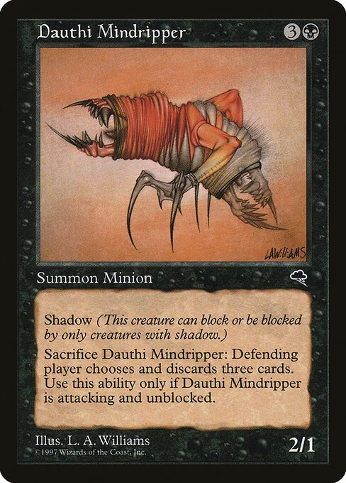 Dauthi Mindripper, carta Magic di tipo Creature — Dauthi Minion illustrata da Allen Williams