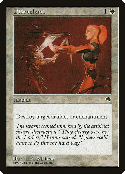 Disenchant, carta Magic di tipo Instant illustrata da Allen Williams