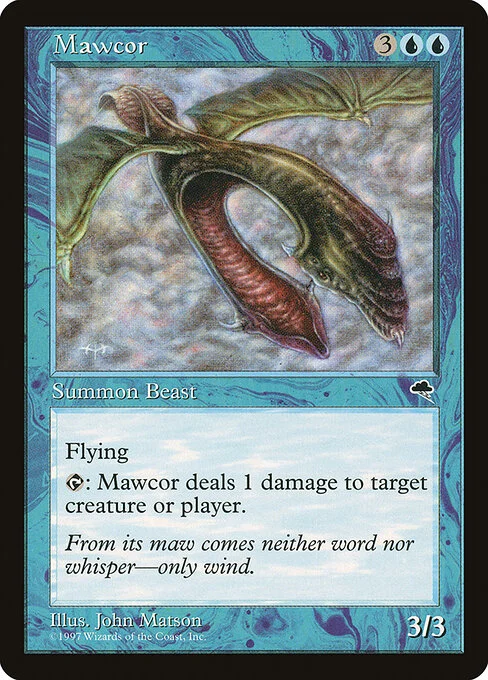 Mawcor, carta Magic di tipo Creature — Beast illustrata da John Matson