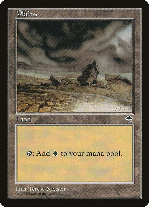 Plains, carta Magic di tipo Basic Land — Plains illustrata da Terese Nielsen