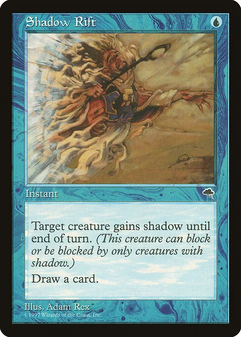 Shadow Rift, carta Magic di tipo Instant illustrata da Adam Rex
