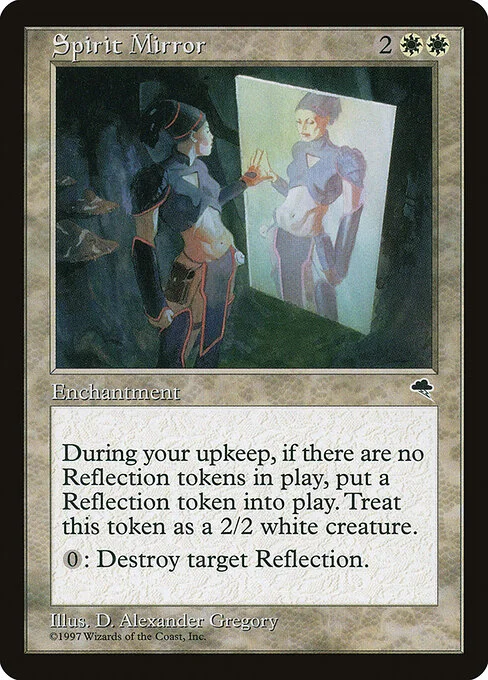 Spirit Mirror, carta Magic di tipo Enchantment illustrata da D. Alexander Gregory