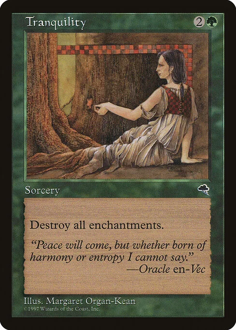 Tranquility, carta Magic di tipo Sorcery illustrata da Margaret Organ-Kean