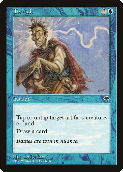 Twitch, carta Magic di tipo Instant illustrata da DiTerlizzi
