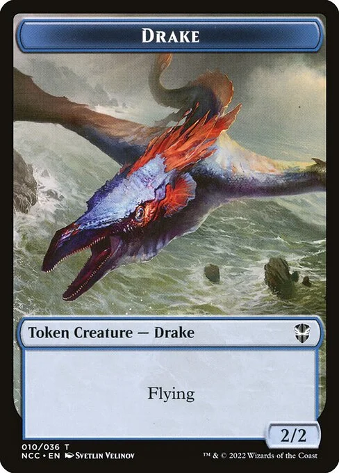 Drake, carta Magic di tipo Token Creature — Drake illustrata da Svetlin Velinov