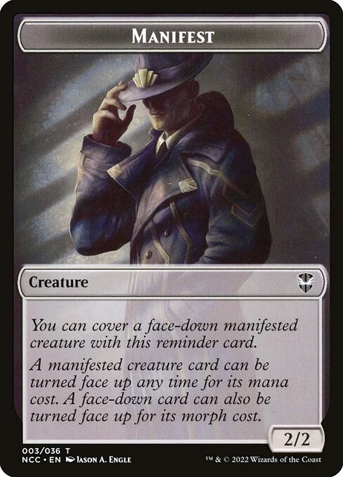 Manifest, carta Magic di tipo Creature illustrata da Jason A. Engle