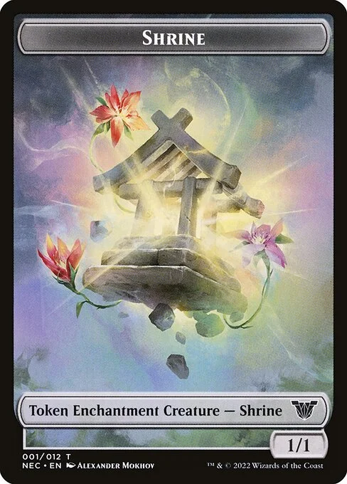 Shrine, carta Magic di tipo Token Enchantment Creature — Shrine illustrata da Alexander Mokhov
