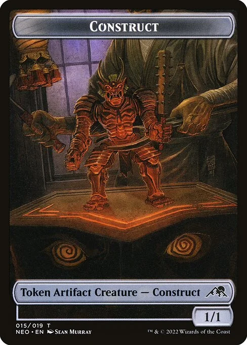 Construct, carta Magic di tipo Token Artifact Creature — Construct illustrata da Sean Murray