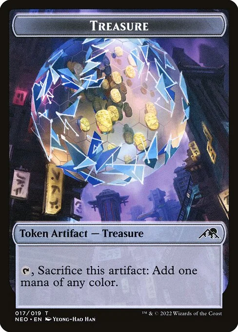 Treasure, carta Magic di tipo Token Artifact — Treasure illustrata da Yeong-Hao Han