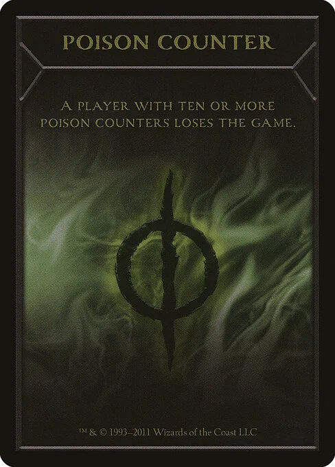 Poison Counter, carta Magic di tipo Card
