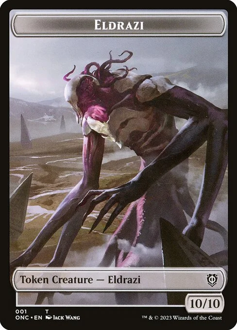 Eldrazi, carta Magic di tipo Token Creature — Eldrazi illustrata da Jack Wang