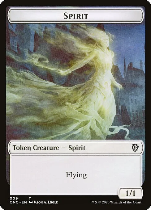 Spirit, carta Magic di tipo Token Creature — Spirit illustrata da Jason A. Engle