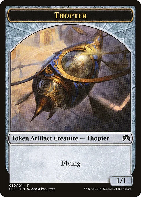 Thopter, carta Magic di tipo Token Artifact Creature — Thopter illustrata da Adam Paquette