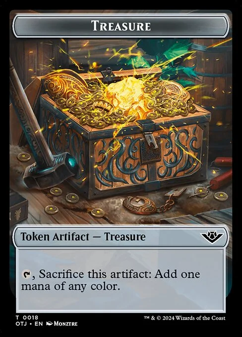 Treasure, carta Magic di tipo Token Artifact — Treasure illustrata da Monztre