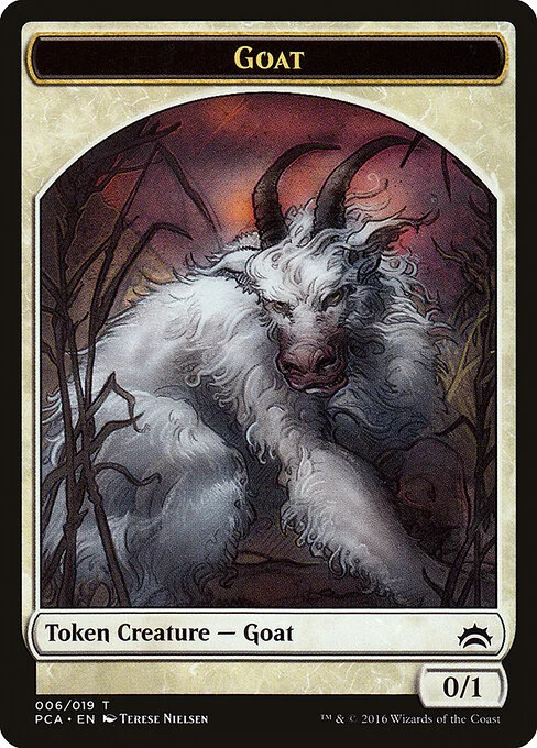 Goat, carta Magic di tipo Token Creature — Goat illustrata da Terese Nielsen