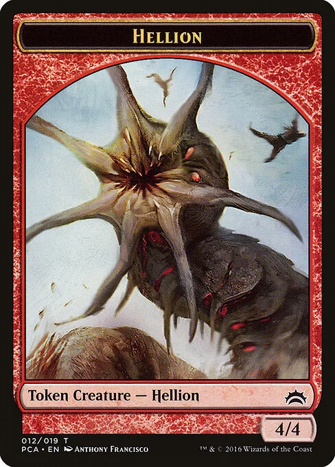 Hellion, carta Magic di tipo Token Creature — Hellion illustrata da Anthony Francisco