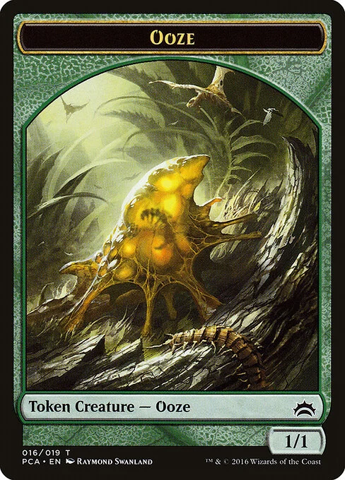 Ooze, carta Magic di tipo Token Creature — Ooze illustrata da Raymond Swanland