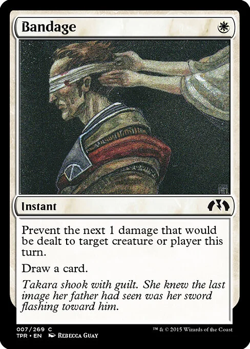 Bandage, carta Magic di tipo Instant illustrata da Rebecca Guay
