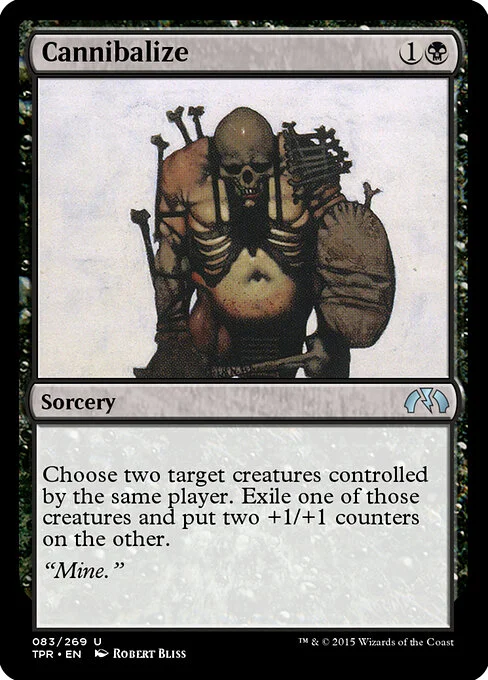 Cannibalize, carta Magic di tipo Sorcery illustrata da Robert Bliss