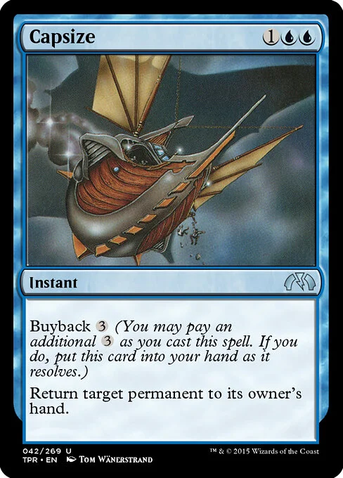 Capsize, carta Magic di tipo Instant illustrata da Tom Wänerstrand