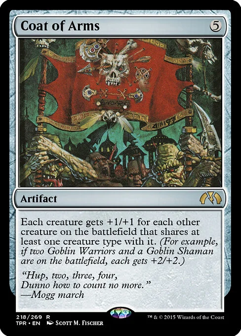 Coat of Arms, carta Magic di tipo Artifact illustrata da Scott M. Fischer
