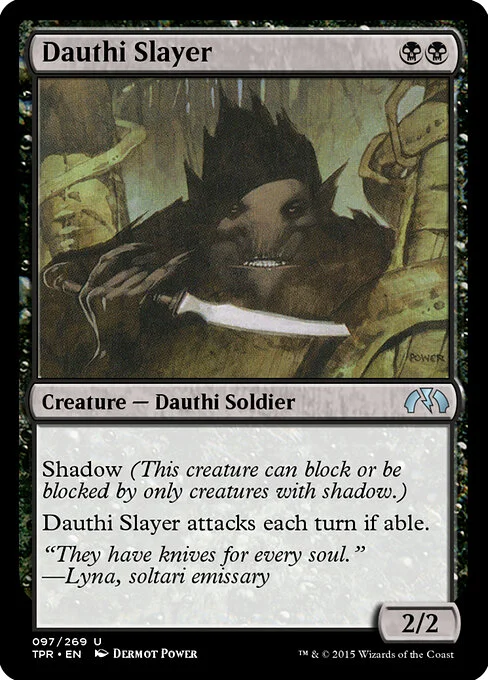 Dauthi Slayer, carta Magic di tipo Creature — Dauthi Soldier illustrata da Dermot Power