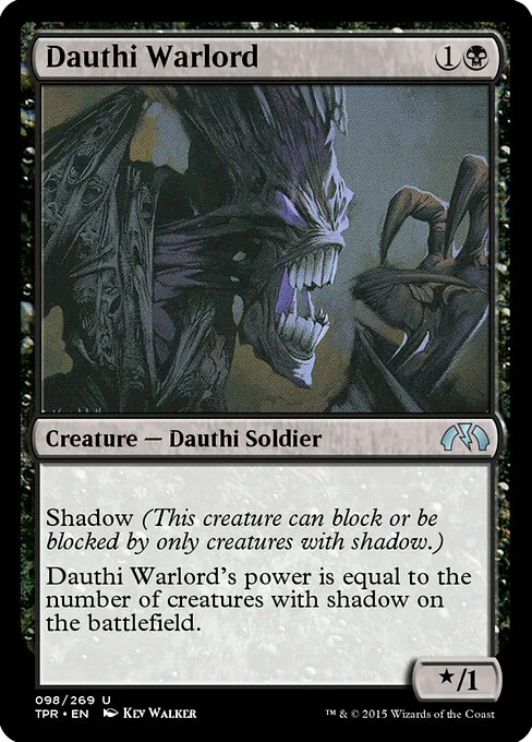 Dauthi Warlord, carta Magic di tipo Creature — Dauthi Soldier illustrata da Kev Walker