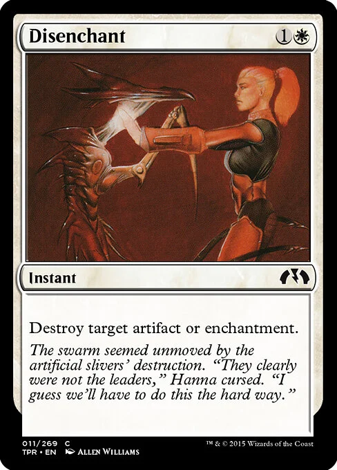 Disenchant, carta Magic di tipo Instant illustrata da Allen Williams