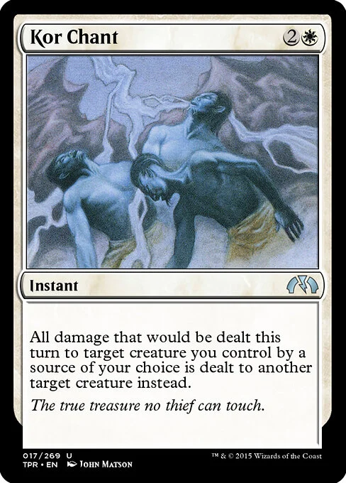 Kor Chant, carta Magic di tipo Instant illustrata da John Matson