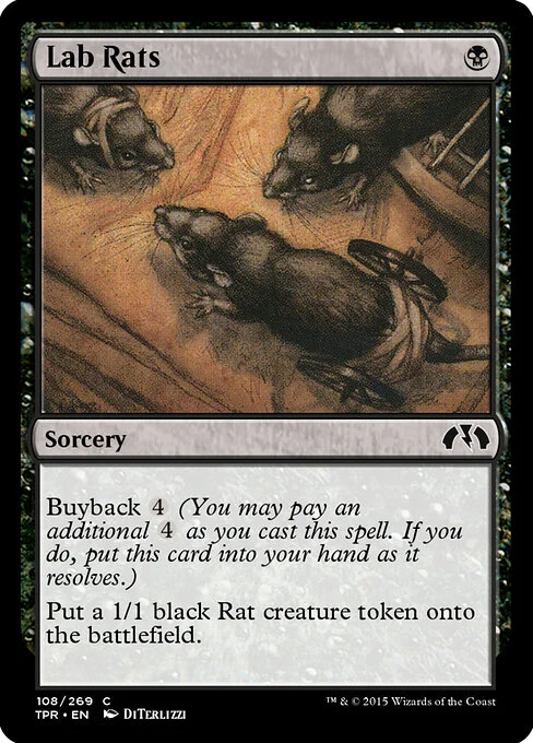 Lab Rats, carta Magic di tipo Sorcery illustrata da DiTerlizzi