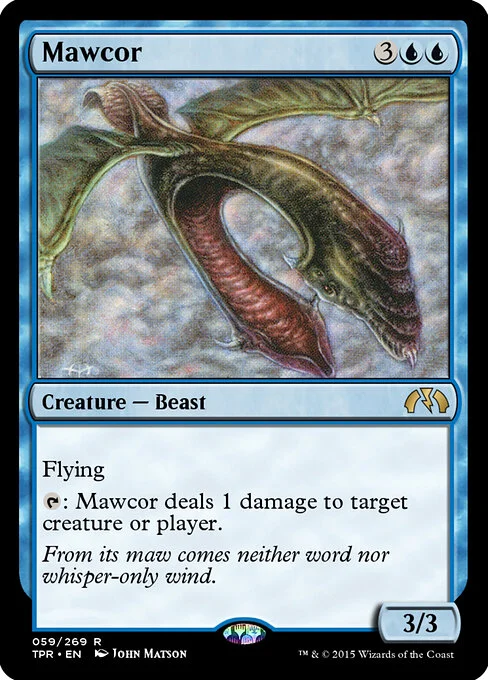 Mawcor, carta Magic di tipo Creature — Beast illustrata da John Matson